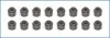 Комплект сальників клапанів IN/EX (SET) NISSAN Z30DDTI/ZD30DDTI/ZD30DD/ZD30TI,OPEL ZD3200/ZD3202 (16P -ua AJUSA 57021600 (фото 2)