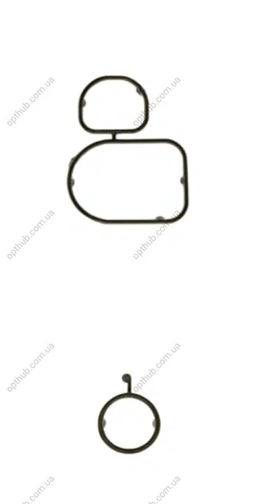 Комплект прокладок гумових OIL COOLER (SET) VAG 2.5 09- -ua AJUSA 77000100 (фото 1)