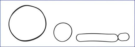 Комплект прокладок гумових OIL COOLER (SET) VAG TOUAREG 5.0 TDI 03-10 -ua AJUSA 77001600