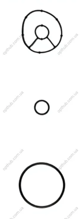 Комплект прокладок гумових OIL COOLER (SET) PSA/FORD 2.0 TDCI/HDI AJUSA 77013100 (фото 1)