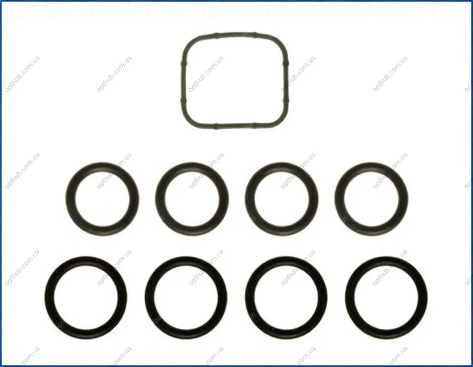 Комплект прокладок гумових КОЛЛ. IN (SET) FORD/PSA DV6TED4 (4+4+1) AJUSA 77015200 (фото 1)