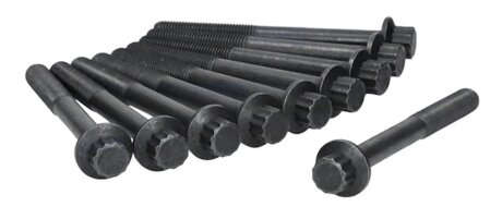 Комплект болтів з головкою системи TORX з чорного металу KIA/MAZDA 1.7D/2.0D/TD/2.2 PN/RF/R2/HW AJUSA 81002500