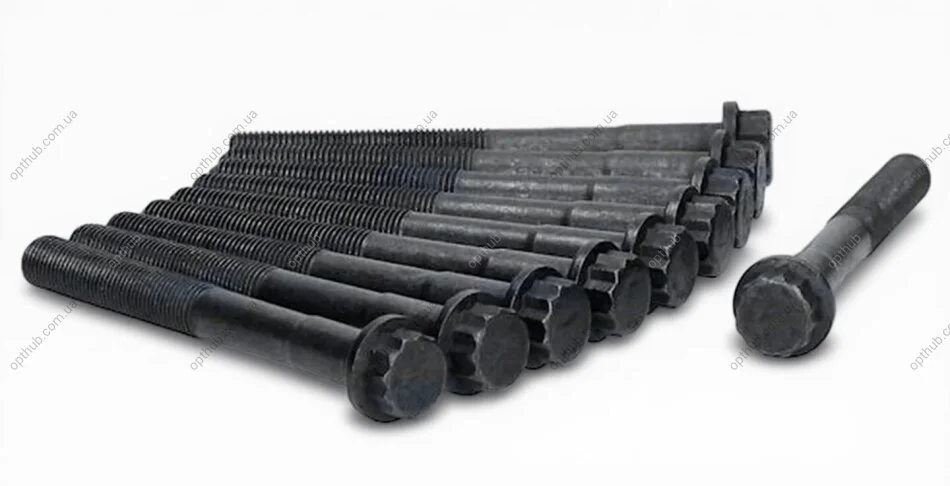 Комплект болтів з головкою системи TORX з чорного металу TOYOTA 2.4/2.7 2RZ-FE/3RZ-FE//2TZ-FE/2TZ-FZE -ua AJUSA 81013400 (фото 1)