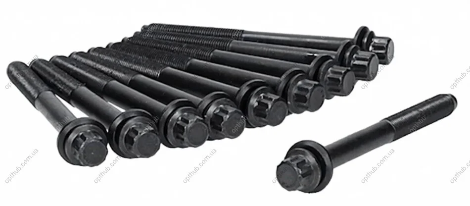Комплект болтів з головкою системи TORX з чорного металу MITSUBISHI 2.0D/TD 4D68/4D68T -ua AJUSA 81021000 (фото 1)