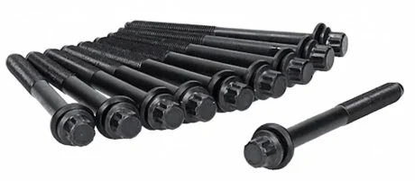 Комплект болтів з головкою системи TORX з чорного металу MITSUBISHI 2.0D/TD 4D68/4D68T -ua AJUSA 81021000