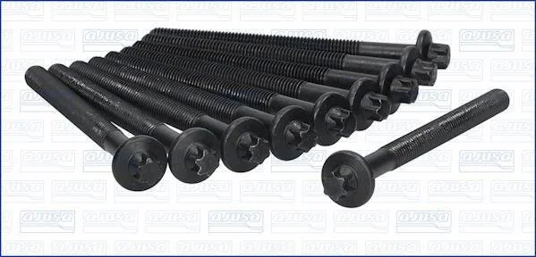 Компл. болтів ГБЦ RENAULT MEGANE I, II, III 1.4, 1.6i (10шт) Ajusa AJUSA 81024900 (фото 1)