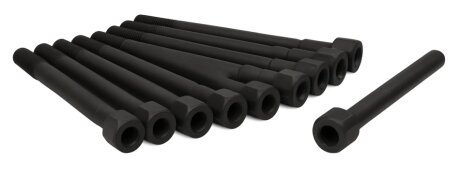 Комплект болтів із шестигранною головкою із чорного металу. AJUSA 81029900