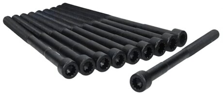 Комплект болтів з головкою системи TORX з чорного металу TOYOTA 1AZ-FE/1AZ-FSE/2AZ-FE -ua AJUSA 81032200