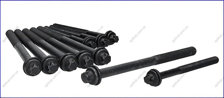 Комплект болтів з головкою системи TORX з чорного металу PSA ET3J4, FIAT/IVECO F1AE -ua AJUSA 81033800 (фото 1)