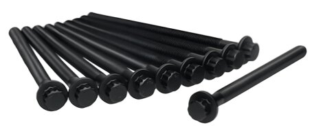 Комплект болтів з головкою системи TORX з чорного металу БОЛТЫ Г/Б KIA/HYUND 1.4/1.5/1.6CRDI D4FA/D4F -ua AJUSA 81042500