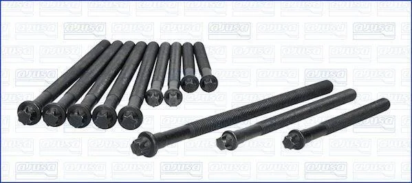 Комплект болтів ГБЦ BMW 3 (E90), 5 (E60) 2.0i (6шт+3шт+3шт))) Ajusa AJUSA 81044900 (фото 1)