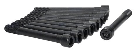 Комплект болтів з шестигранною головкою з чорного металу AJUSA 81057300