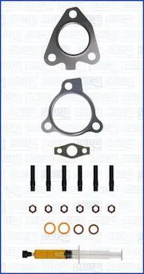 Монтажний комплект турбіни (з прокладками) HYUNDAI IX35, SANTA FÉ II KIA CARNIVAL III, SORENTO II, SPORTAGE III 2.0D/2.2D 01.09-12.15 AJUSA JTC11766 (фото 1)