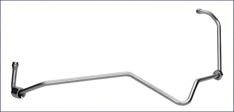 Трубка турбокомпрессора ДВЗ (нержавіюча сталь) AUDI A3 TDI |BKC| 2003-2006 AJUSA OP10052