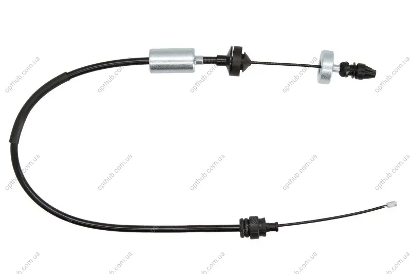 Трос зчеплення (969мм/681мм) NISSAN KUBISTAR RENAULT KANGOO, KANGOO EXPRESS 1.0-1.9D 08.97- AKUSAN F6R001AKN (фото 1)