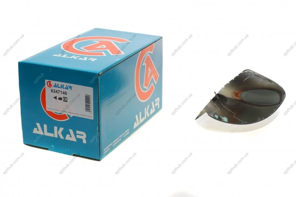 Крышка зеркала (L) VW Sharan 10-/Tiguan 07-/Skoda Yeti 09-/Seat Alhambra 10- (хром) (opt-om) ALKAR 6347146 (фото 1)