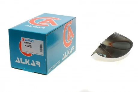 Крышка зеркала (L) VW Sharan 10-/Tiguan 07-/Skoda Yeti 09-/Seat Alhambra 10- (хром) (opt-om) ALKAR 6347146