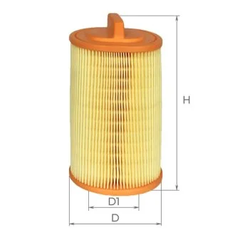 Фільтр повітряний MERCEDES W203 C180, C200 (вир-во) ALPHA FILTER AF0086