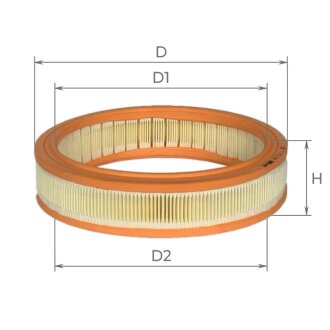Фильтр воздушный Fiat Doblo 1,2L 00-, Punto 1,2L 99-09, Lancia Y 1,2L 96-99 Альфа ALPHA FILTER AF0111