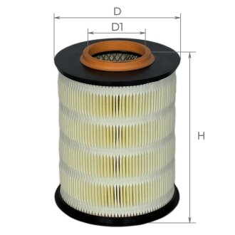 ЭФ воздушный (FORD Transit Connect II, Focus II-III, Kuga I-II; MAZDA 3, 5; VOLVO C30, C70 II, S40 II, V40 II, V50) ALPHA FILTER AF0226