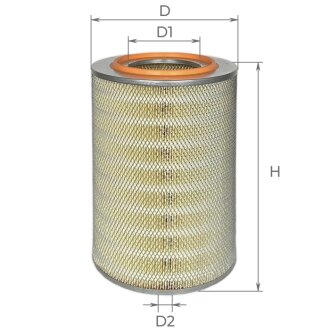 Фильтр воздушный КАМАЗ (Дв. 740) C.I.U ALPHA FILTER AF0751