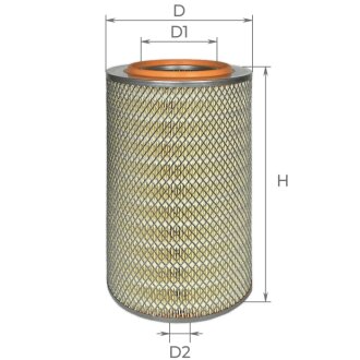 Фільтр повітряний КАМАЗ Євро-1 ALPHA FILTER AF0764