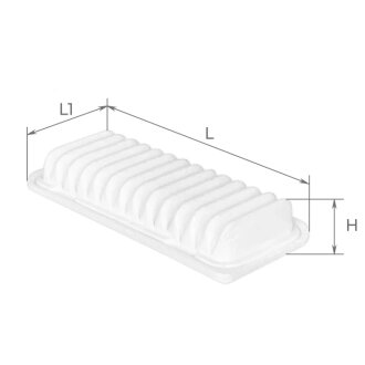 Фильтр воздушный TOYOTA Yaris, SUBARU Trezia Альфа ALPHA FILTER AF1006