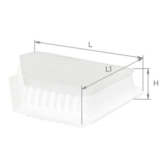 Фільтр повітряний TOYOTA Auris I, II, Avensis III, Corolla X, XI, Verso Альфа ALPHA FILTER AF1008