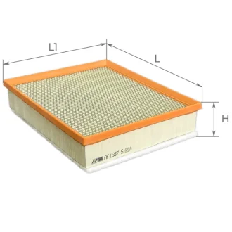 Фильтр воздушный VW Amarok 2.0-3.0D (10-) (с металической сеткой) (AF1587s) Альф ALPHA FILTER AF1587S