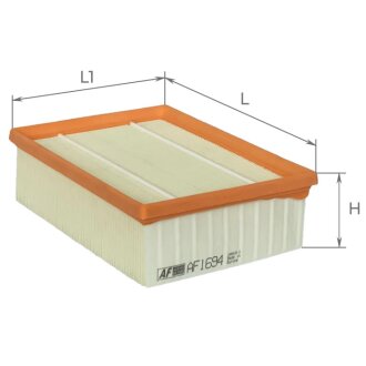 Фільтр повітряний Peugeot 206 2,0L 98-, 307 1,4-2,0L 01- / Citroen C4 2,0L 04-10 Альфа ALPHA FILTER AF1694