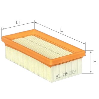 Фільтр повітряний Fiat Panda I 81-04, Tipo 87-96, Uno 83-96, Uno 95-, Lancia Y 10 85- Альфа ALPHA FILTER AF1716