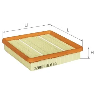 Фільтр повітряний CHERY QQ6 06- (вир-во) ALPHA FILTER AF1806