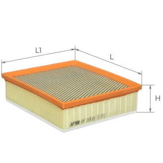 Фильтр воздушный (с сеткой) Ford Focus 2,5L 05-, Mondeo 2,5L 07-10, Kuga 2,5L 08-, S-Max 2,5 06-10 / Volvo 2,0-2,5L C30 06- 10, C70 06-, S40 04-, S80 10-, XC60 14- Альфа ALPHA FILTER AF1868s