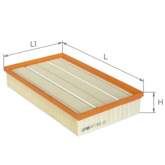 Фільтр повітряний Audi A3, Q3, TT/ TTS/ TTRS III; SKODA Kodiaq; VW Arteon, Passat, Tiguan (AF1941) Альфа ALPHA FILTER AF1956