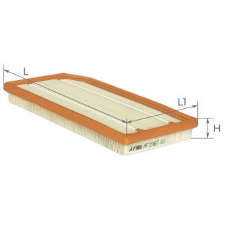 ЕФ повітряний (MERCEDES-BENZ C-Klasse,CLS,E-Klasse Cabrio) ALPHA FILTER AF1967