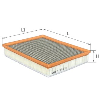 ЭФ воздушный (BMW X5, X6) ALPHA FILTER AF1988S