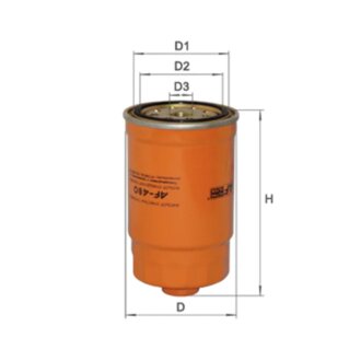 Фільтр паливний Hyundai Accent, Ix35, H1/KIA Cerato, Sorento 1.5CRDi, 2.5CRDI 02- Альфа ALPHA FILTER AF480