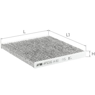 Фильтр салона (с акт углем) Toyota Avensis II, Corolla IX, Corolla IX Verso Альфа ALPHA FILTER AF5016A