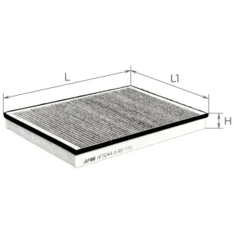 ЕФ повітряний салону (M-Benz, VW) ALPHA FILTER AF5044A