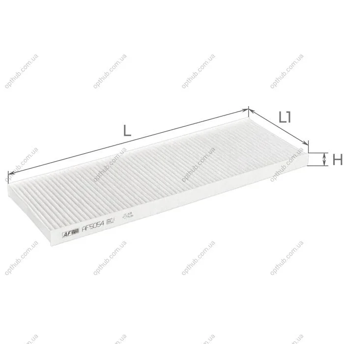Фильтр салона Peugeot Boxer 1,9-2,8L/1,9-2,5D 94-06/Citroen Jumper 1,9-2,8L/1,9-2,5D 94-06/Fiat Ducato 2,0- 2,8L 94-06 Альфа ALPHA FILTER AF5054 (фото 1)