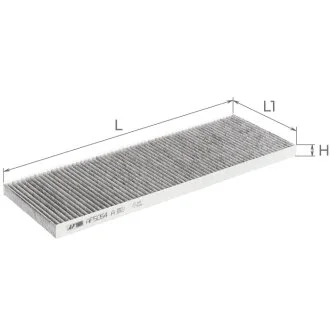 Фильтр салона Citroen Jumper/Fiat Ducato/Peugeot Boxer (-06) (с активированным углем) Альфа ALPHA FILTER AF5054a