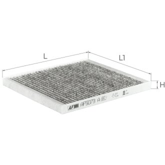 Фильтр салона (с акт углем) ALPHA FILTER AF5073A