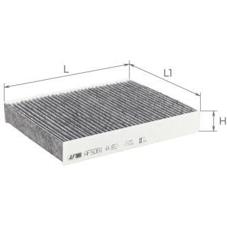 ЭФ воздушный салон (FORD Fiesta V, Fusion) ALPHA FILTER AF5081A