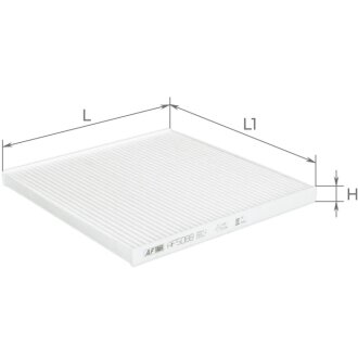 Фільтр салону Nissan Murano 2,5-3,5L 08-, Teana 2,5-3,5L 08- Альфа ALPHA FILTER AF5088