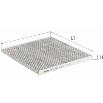 Фільтр салону (з акт вугіллям)Nissan Murano 2,5-3,5L 08-, Teana 2,5-3,5L 08- Альфа ALPHA FILTER AF5088A