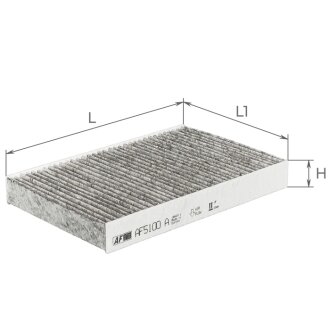 Фильтр салона (с акт углем) Renault Fluence 1,5-2,0L/1,5Dci 10- / Nissan Juke 1,2-1,6L 10- Альфа ALPHA FILTER AF5100A