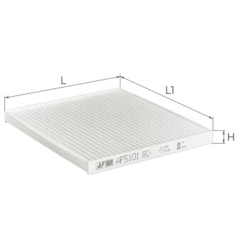 Фильтр салона ALPHA FILTER AF5101