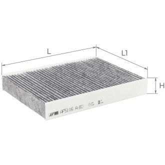 ЭФ воздушный салон (RENAULT, FIAT, NISSAN, OPEL) ALPHA FILTER AF5116A