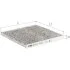 Фильтр салона (с акт углем) Toyota Prius 1,5L 04-09, Yaris 1,0-1,5L 99-05, Avensis 2,0/2,0D 01-09 / Subaru Legacy 2,0-3,0L 03-, Outback 2,5-3,0 3,0-3,6L 06- (AF5117a) Альфа ALPHA FILTER AF5117A (фото 1)
