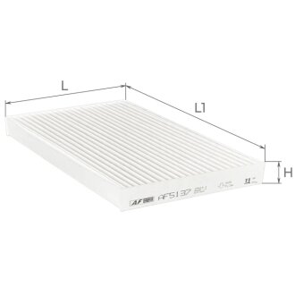 Фильтр салона Renault Megane CC 1,2-2,0L/1,5-1,9Cdi 10-, Megane 1,2-2,0L/1,5-1,9Cdi 08-, Fluence 1,6-2,0L/1,5Cdi 10- Альфа ALPHA FILTER AF5137